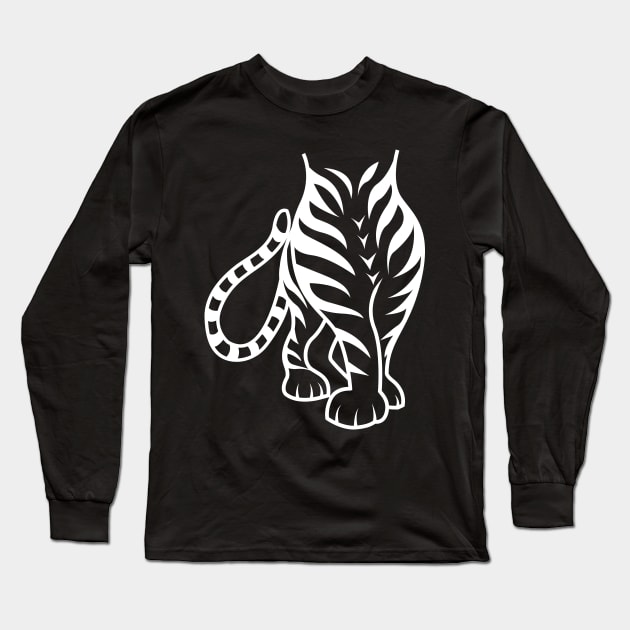 'Tiger Body' Awesome Costume Halloween Long Sleeve T-Shirt by ourwackyhome